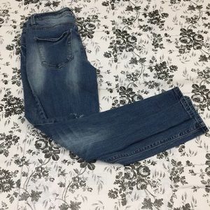 Ymi anklet ripped distressed jeans